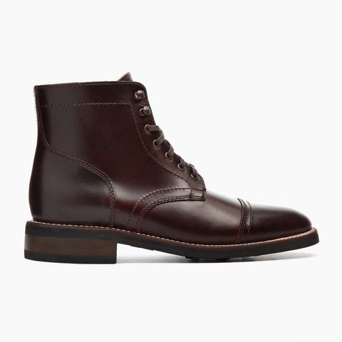 Men's Signature Leather Boots - Brown