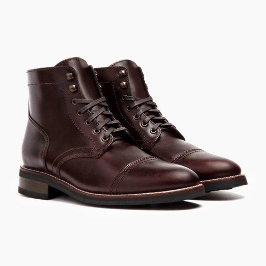 Men's Signature Leather Boots - Brown